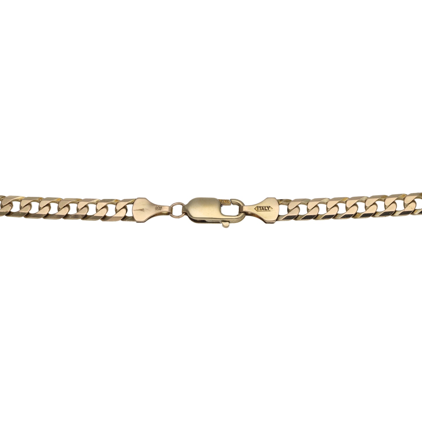 9ct Gold Curb Chain 18"