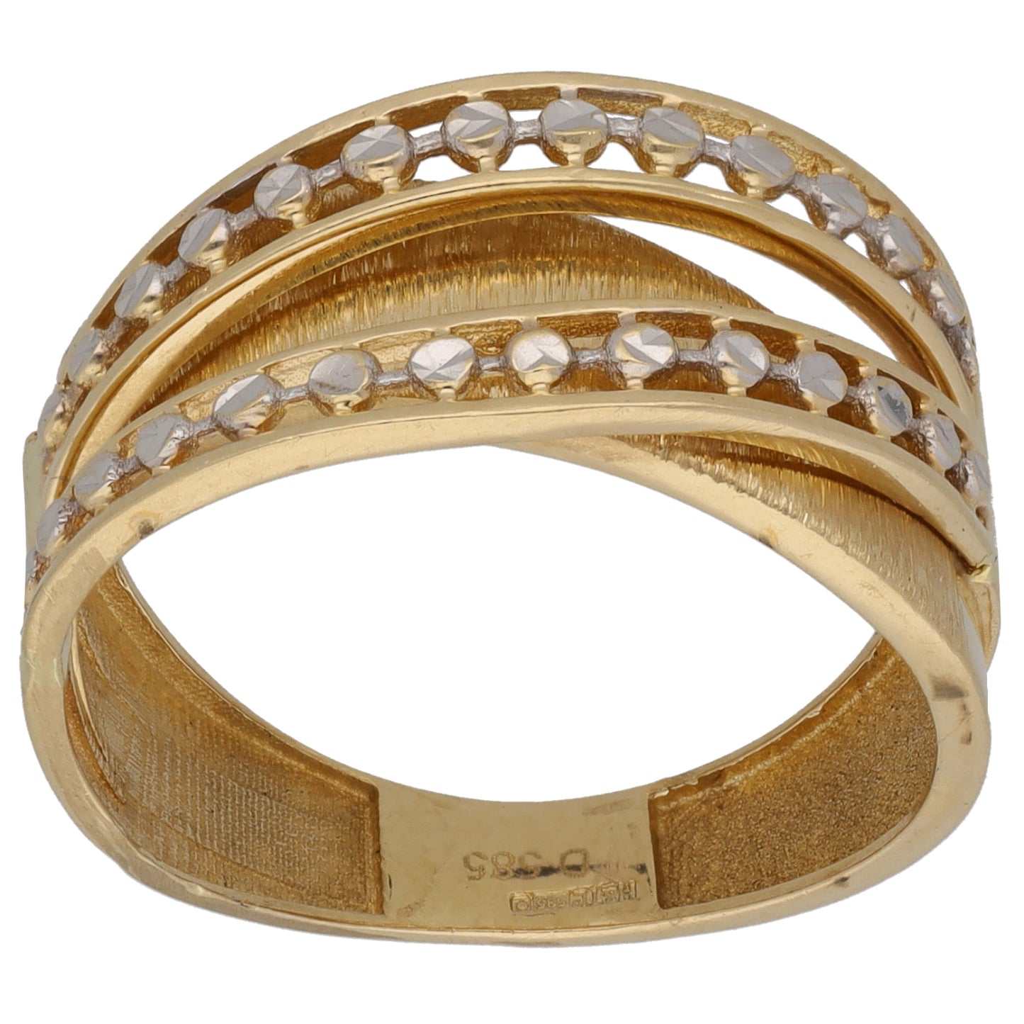 14ct Gold Alternative Ring Size P