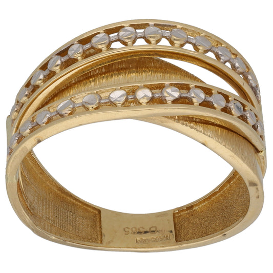 14ct Gold Alternative Ring Size P