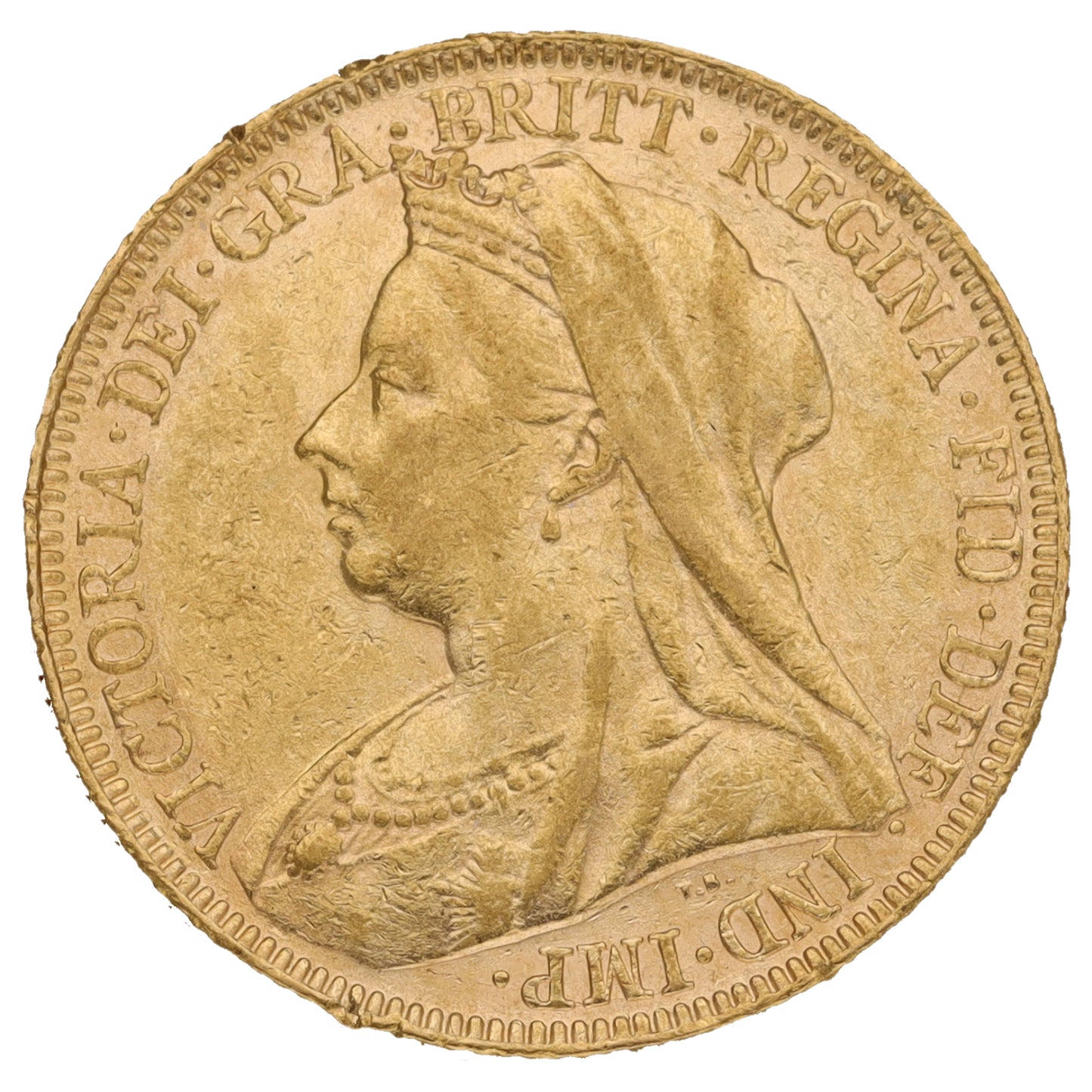 22ct Gold Queen Victoria Full Sovereign Coin 1895