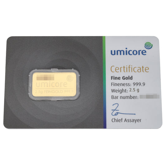 24ct Gold 2.5g Bar