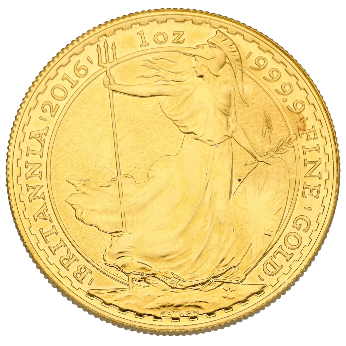24ct Gold Queen Elizabeth II 1 OZ Britannia Coin 2016