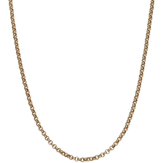 9ct Gold Belcher Chain 20"
