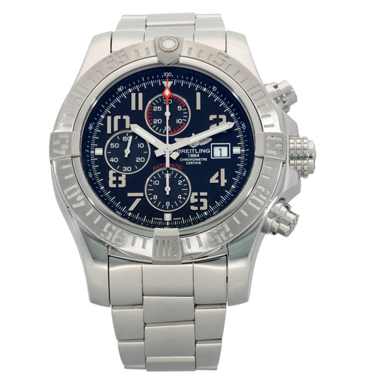 Breitling Super Avenger II A13371 48mm Stainless Steel Watch