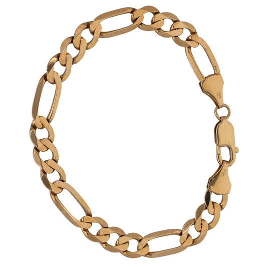 9ct Gold Figaro Bracelet