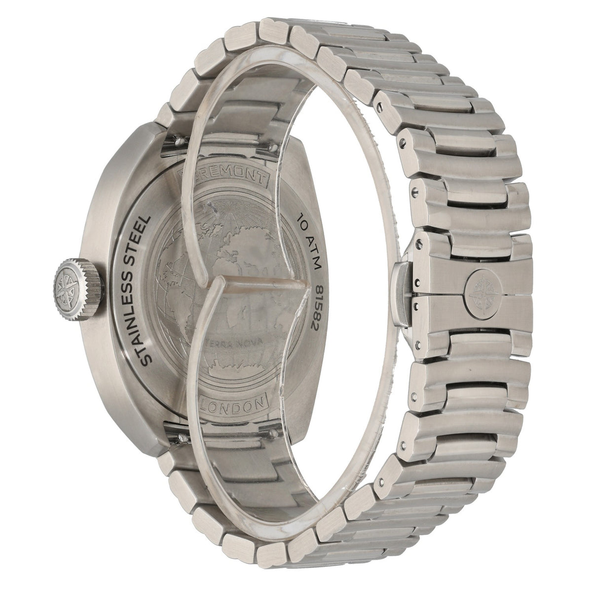 Bremont Terra Nova TN38-ND-SS-BK-L-S 38mm Stainless Steel Watch