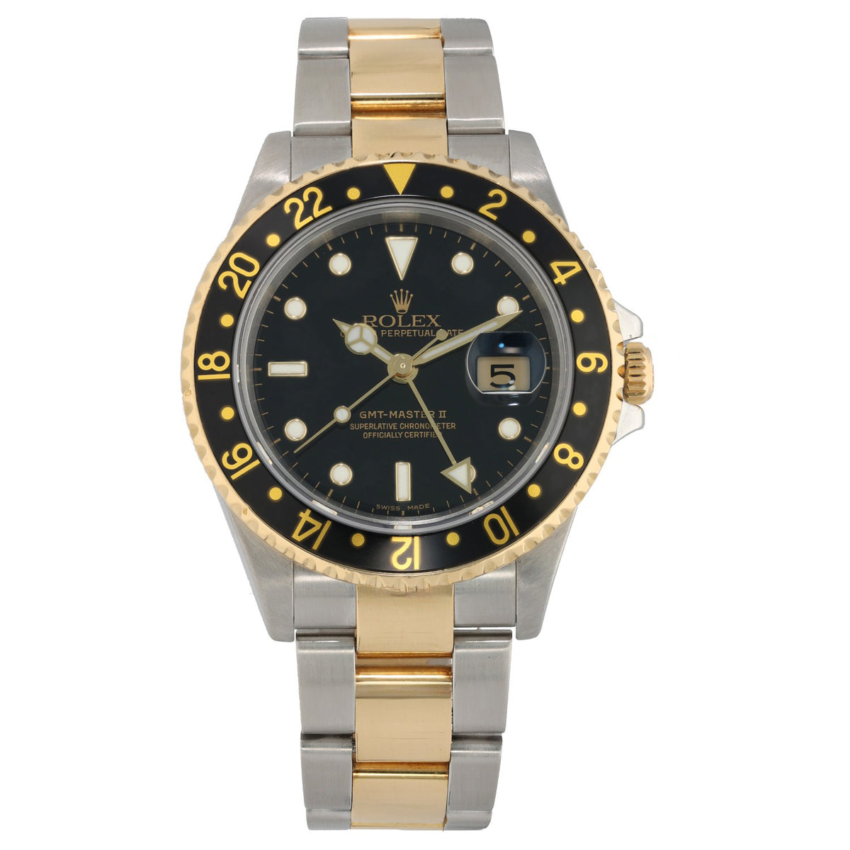 Rolex GMT Master II 16713T 40mm Bi-Colour Watch