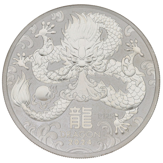 Fine Silver Year Of The Dragon 1 OZ Coin 2024