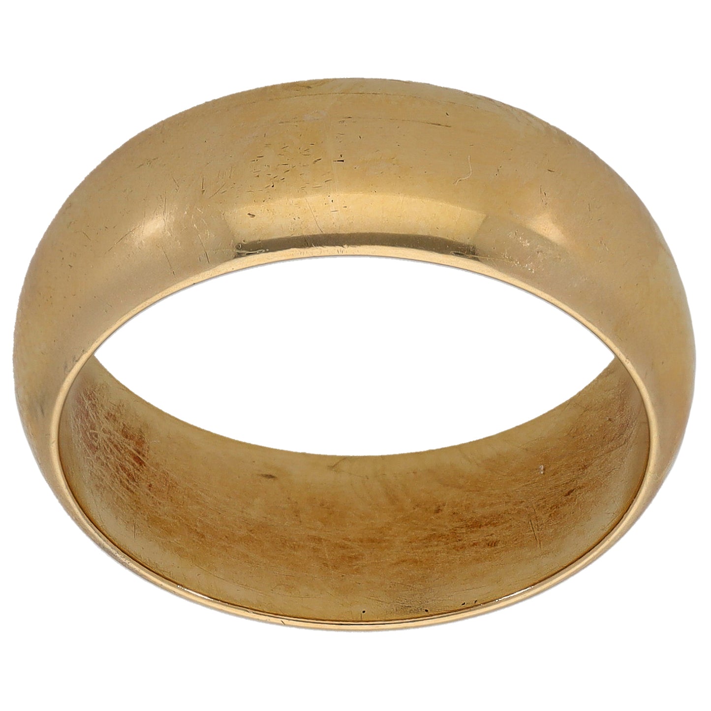 9ct Gold Plain Wedding Ring Size R