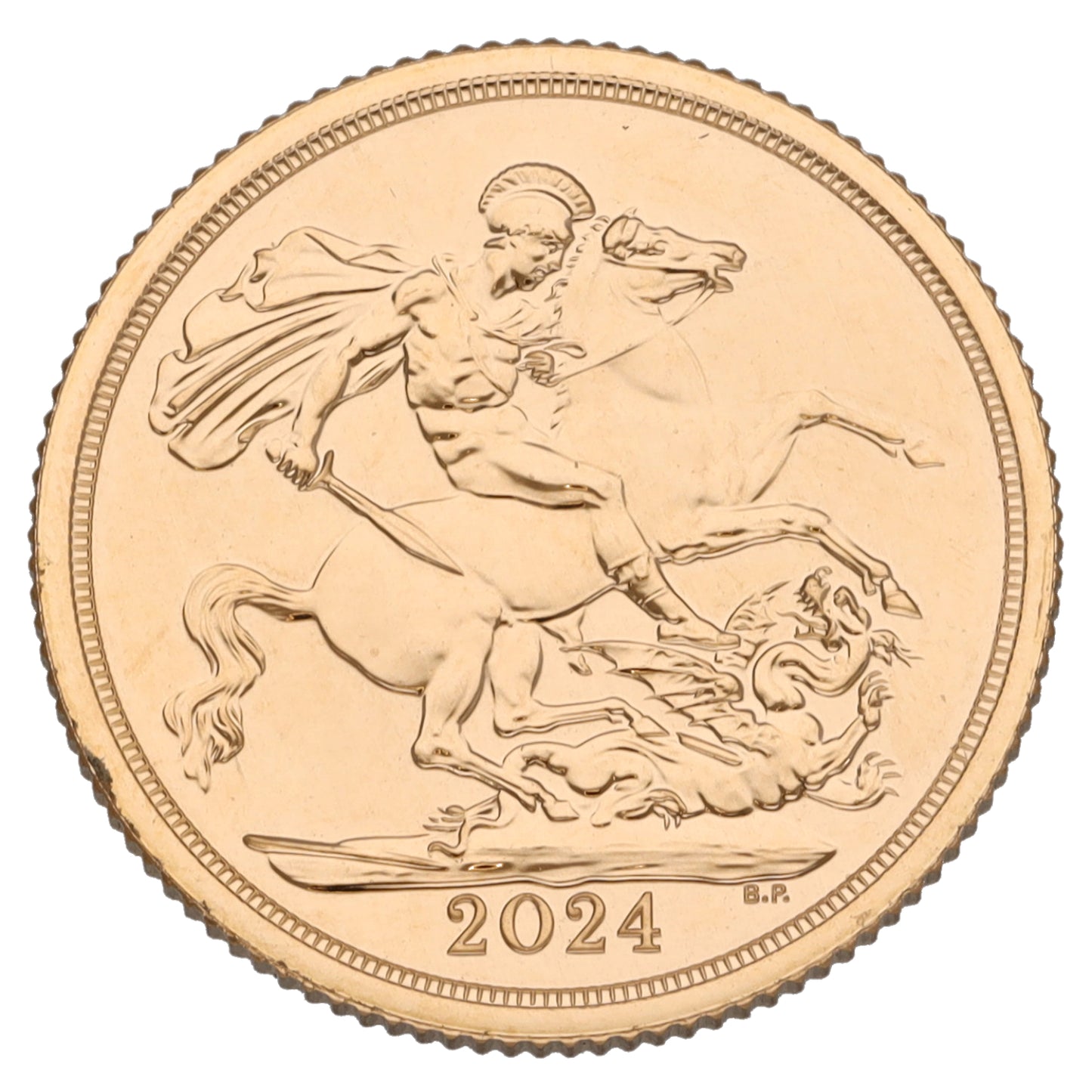 22ct Gold King Charles III Full Sovereign Coin 2024