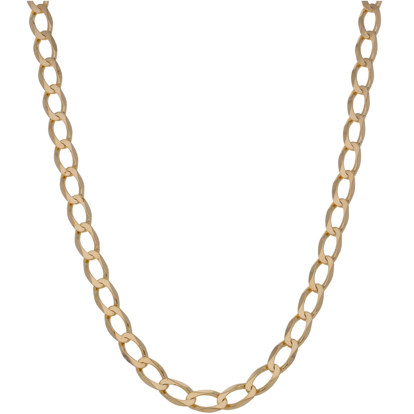 9ct Gold Curb Chain 20"