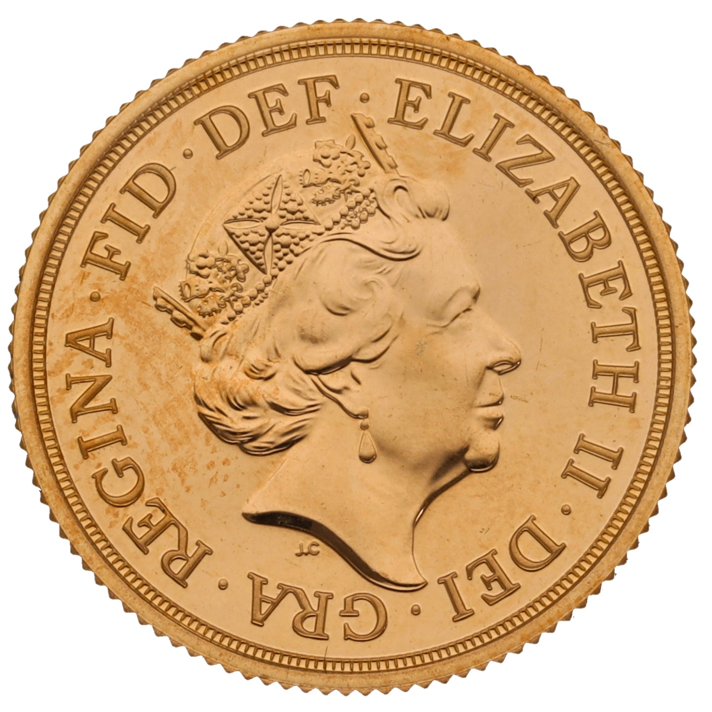 22ct Gold Queen Elizabeth II Full Sovereign Coin 2016