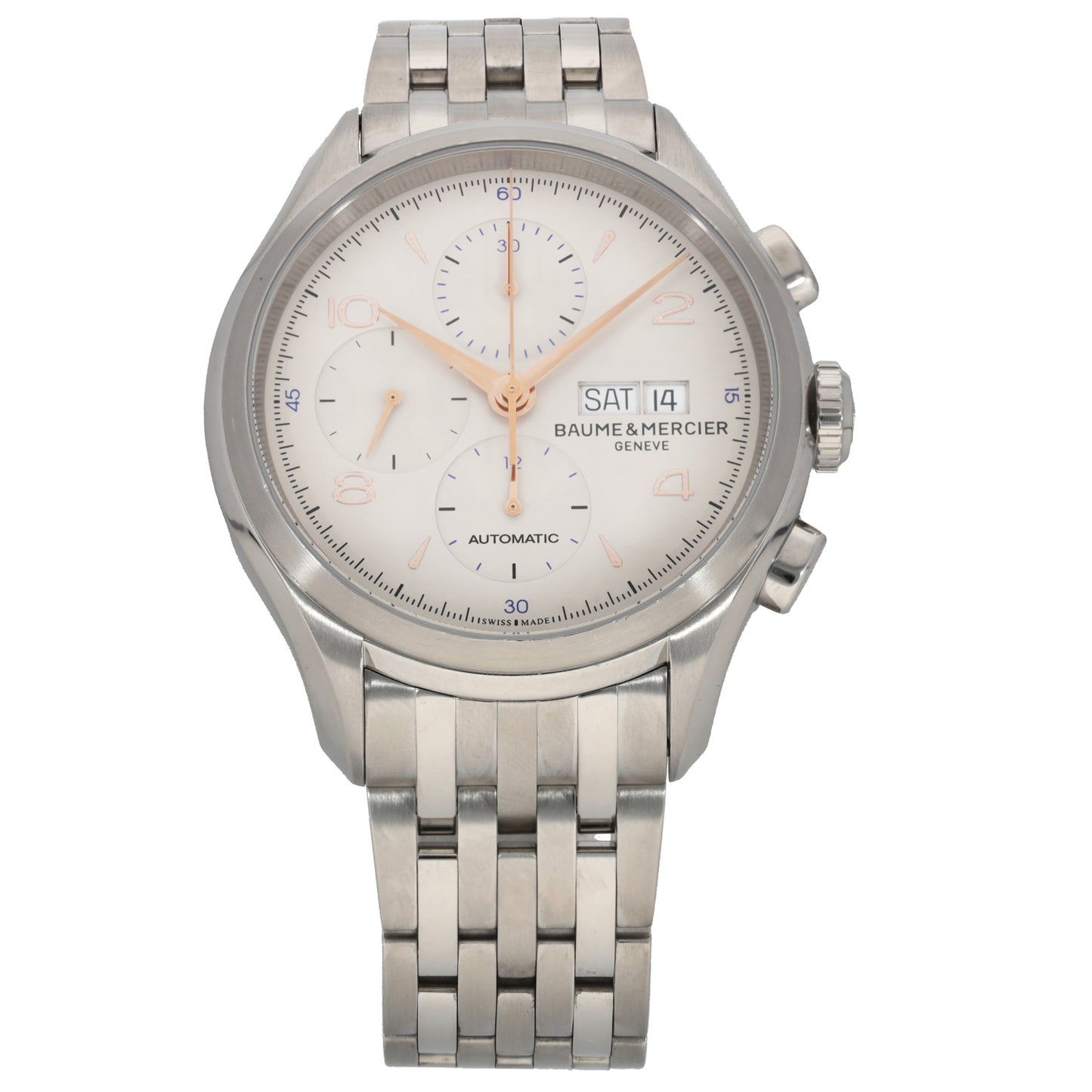 Baume Et Mercier Clifton 65731 40mm Stainless Steel Watch