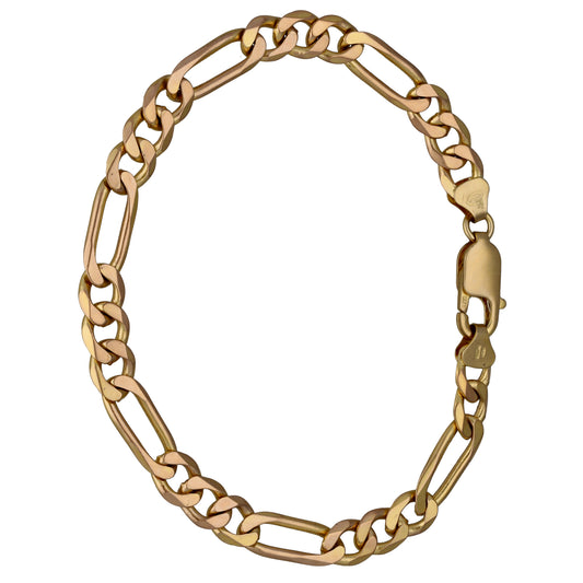9ct Gold Figaro Bracelet