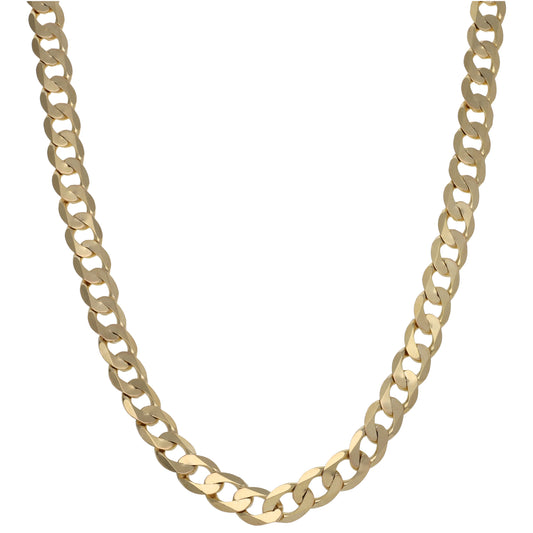 9ct Gold Curb Chain 20"