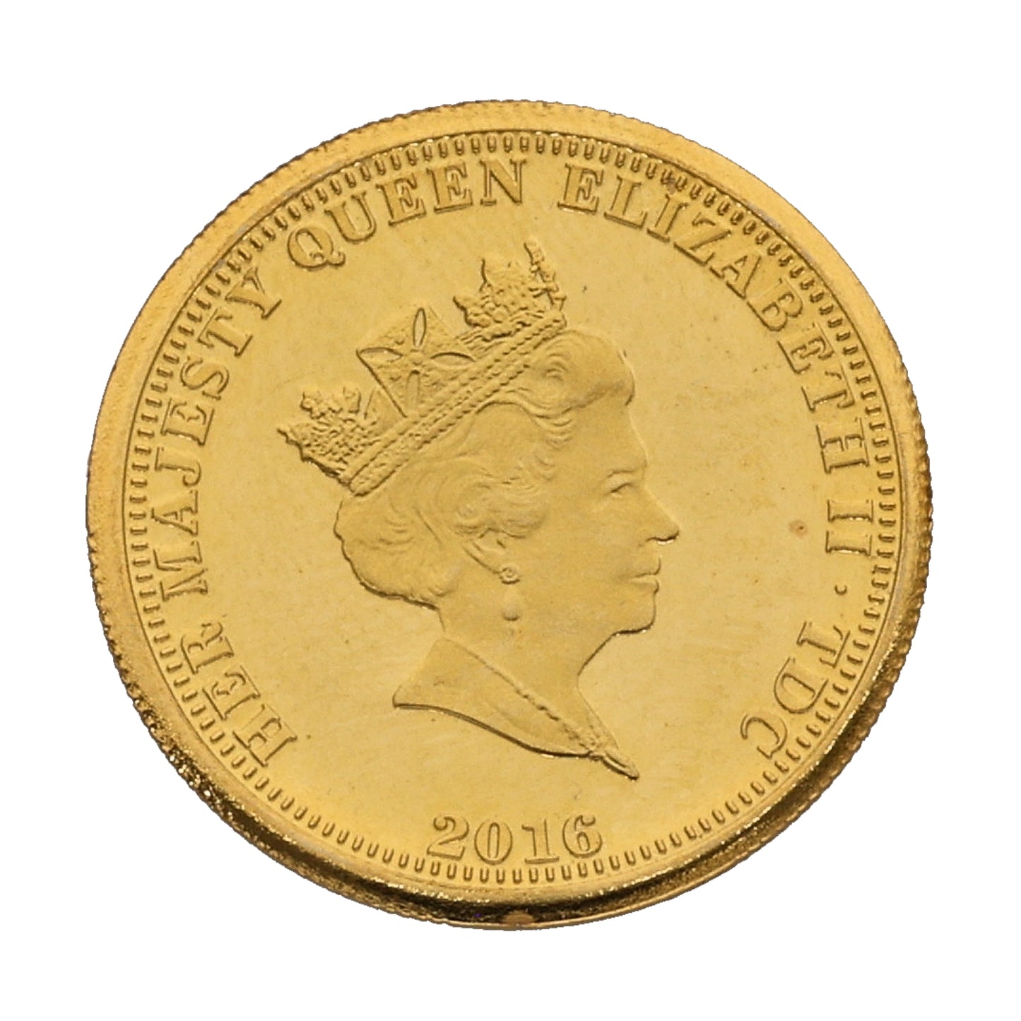 22ct Gold Queen Elizabeth II 90th Birthday One Crown Coin 2016