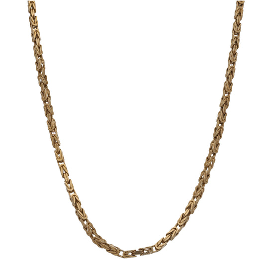9ct Gold Byzantine Chain 20"