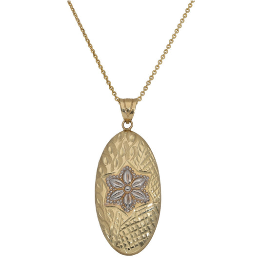 14ct Gold Alternative Pendant With Chain