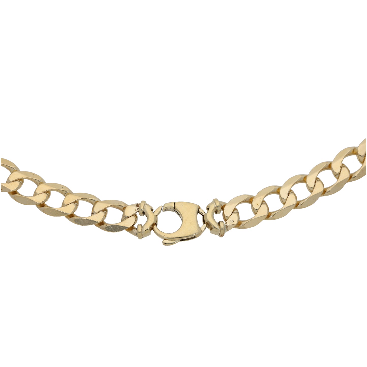 9ct Gold Curb Chain 22"