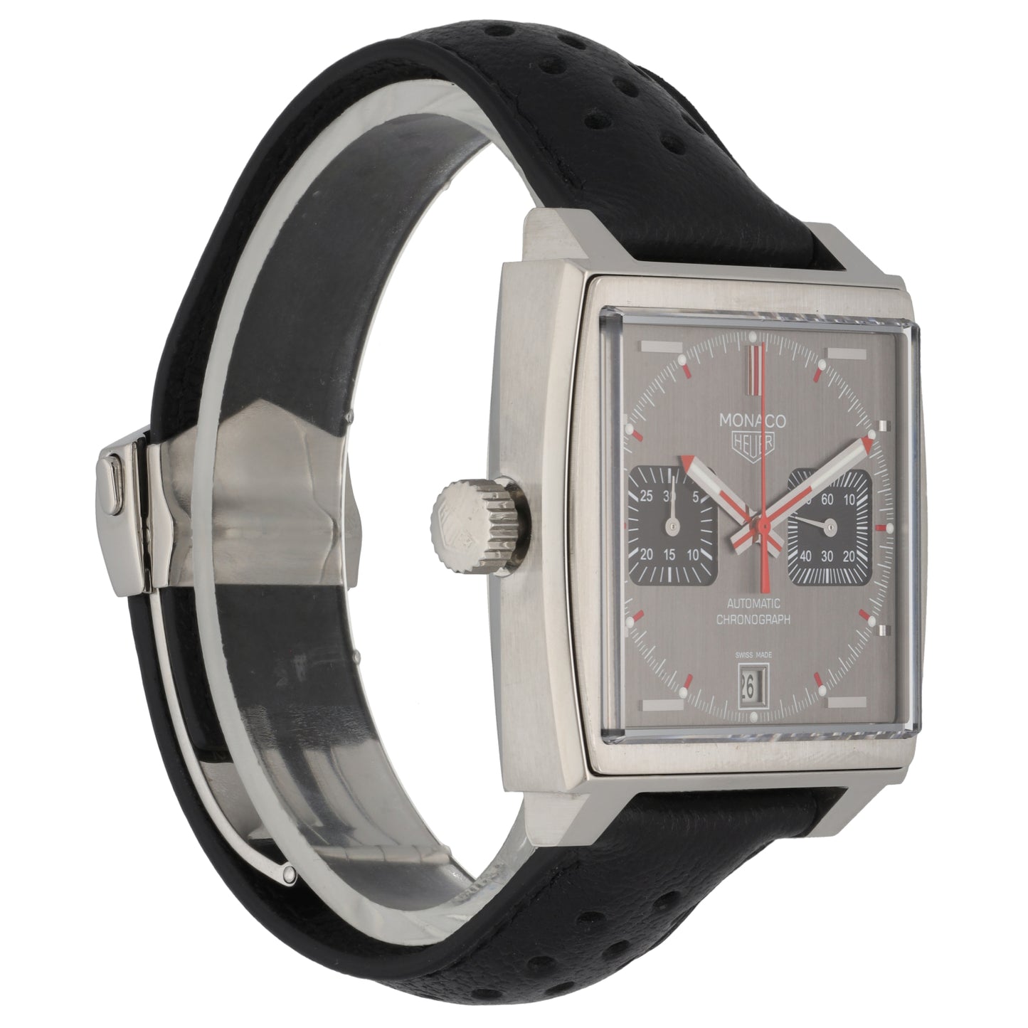 Tag Heuer Monaco CAW211B 39mm Stainless Steel Watch