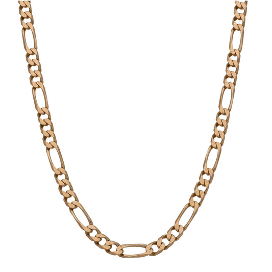 9ct Gold Figaro Chain 20"