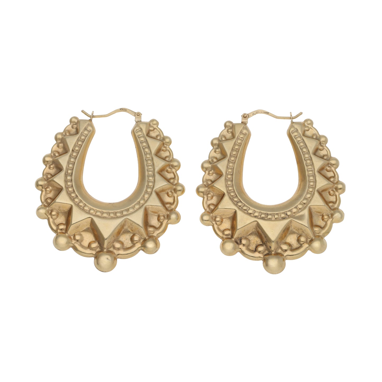 9ct Gold Creole Earrings