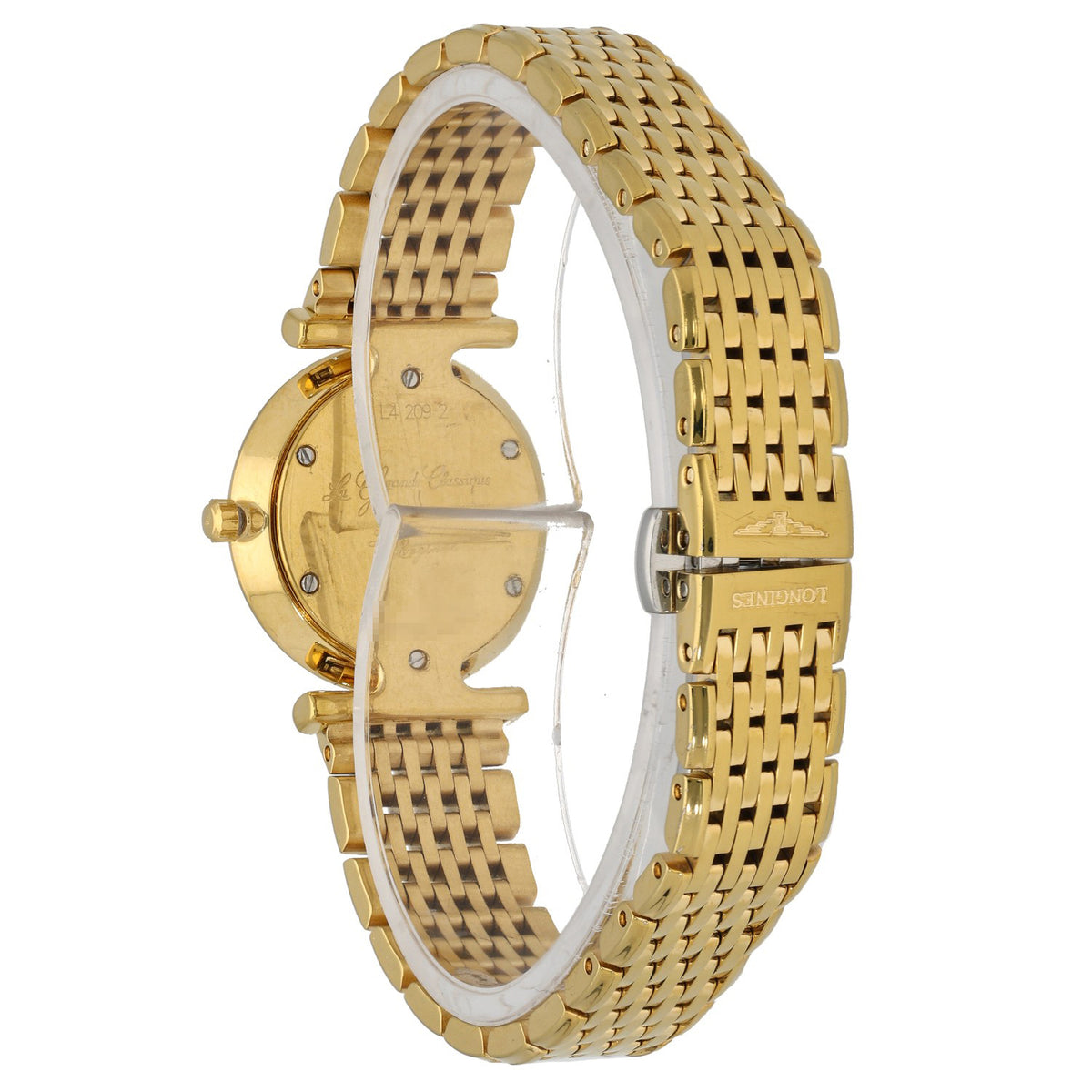 Longines La Grande Classique L4.209.2, with gold plated stainless steel case and bracelet