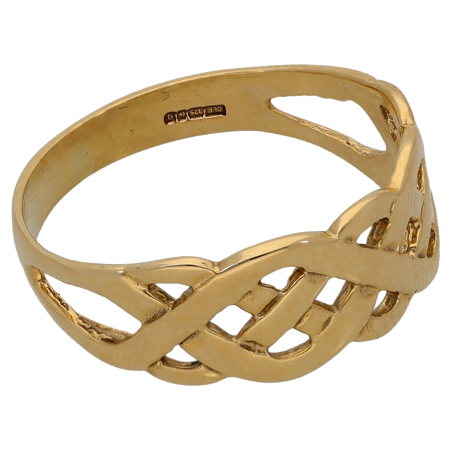 9ct Gold Knot Ring Size S