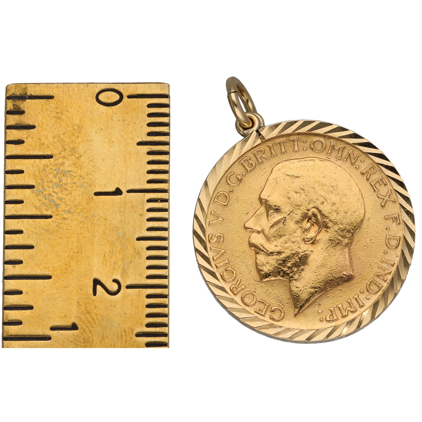 9ct Gold Full Sovereign Coin Pendant
