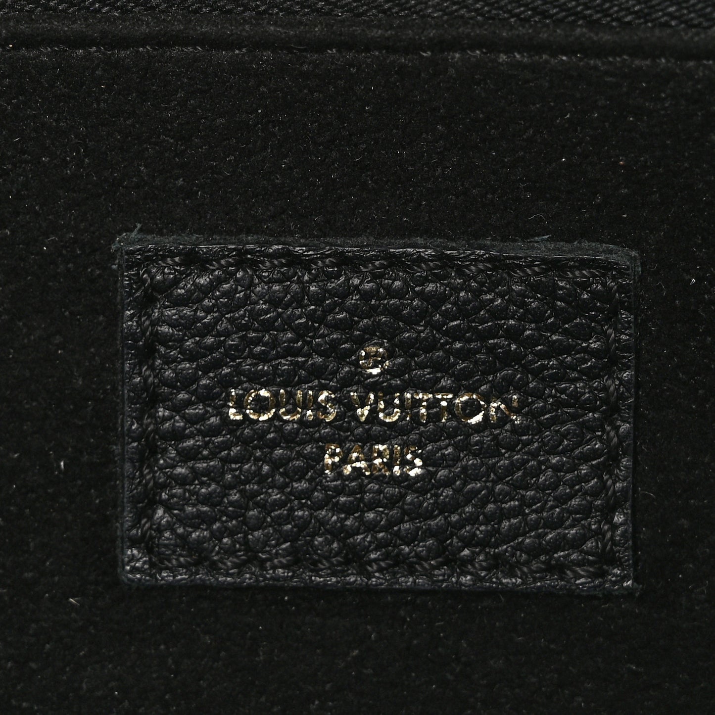 Louis Vuitton St. Germain Monogram Empreinte Leather Bag - Black