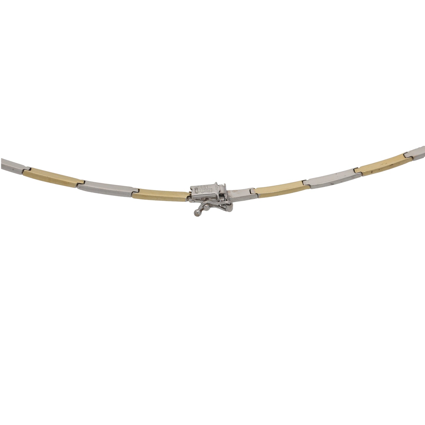 14ct Gold Cubic Zirconia Fancy Necklace 16"