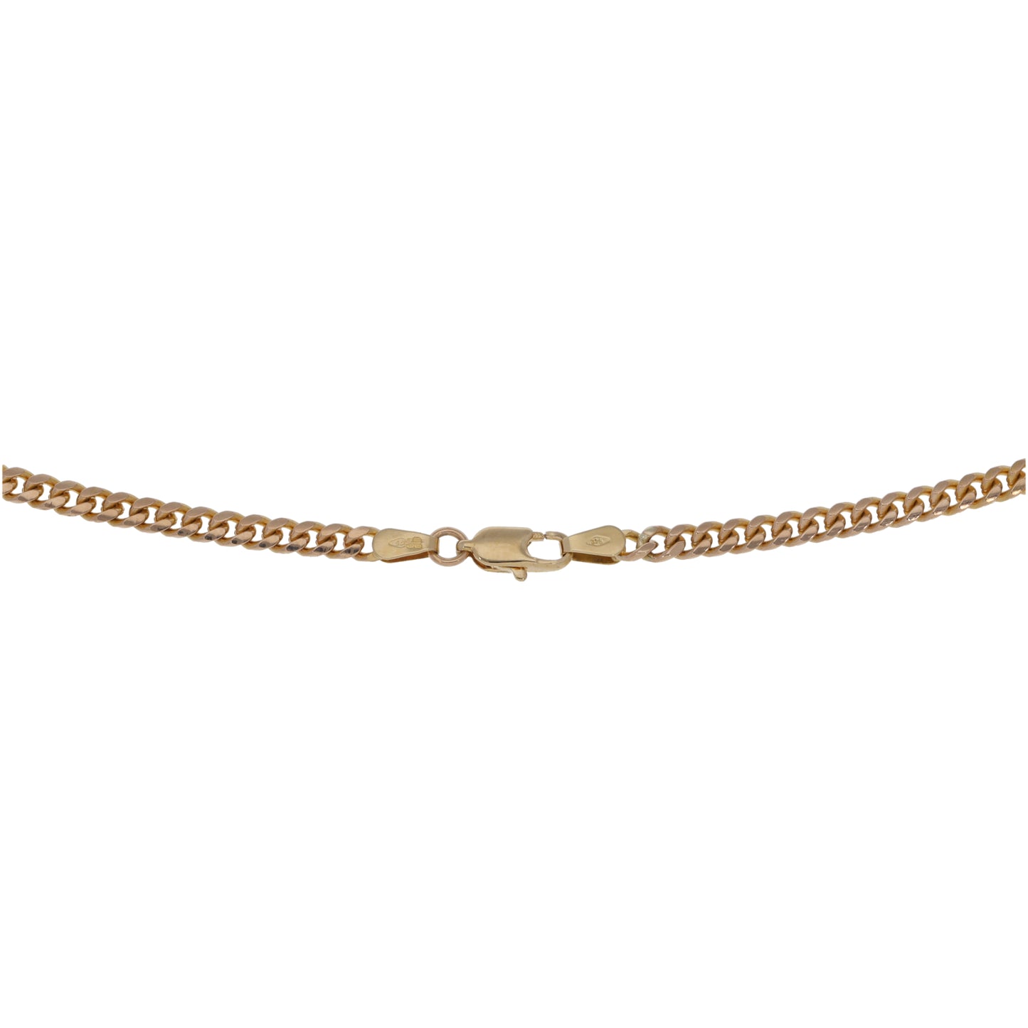 9ct Gold Curb Chain 16"