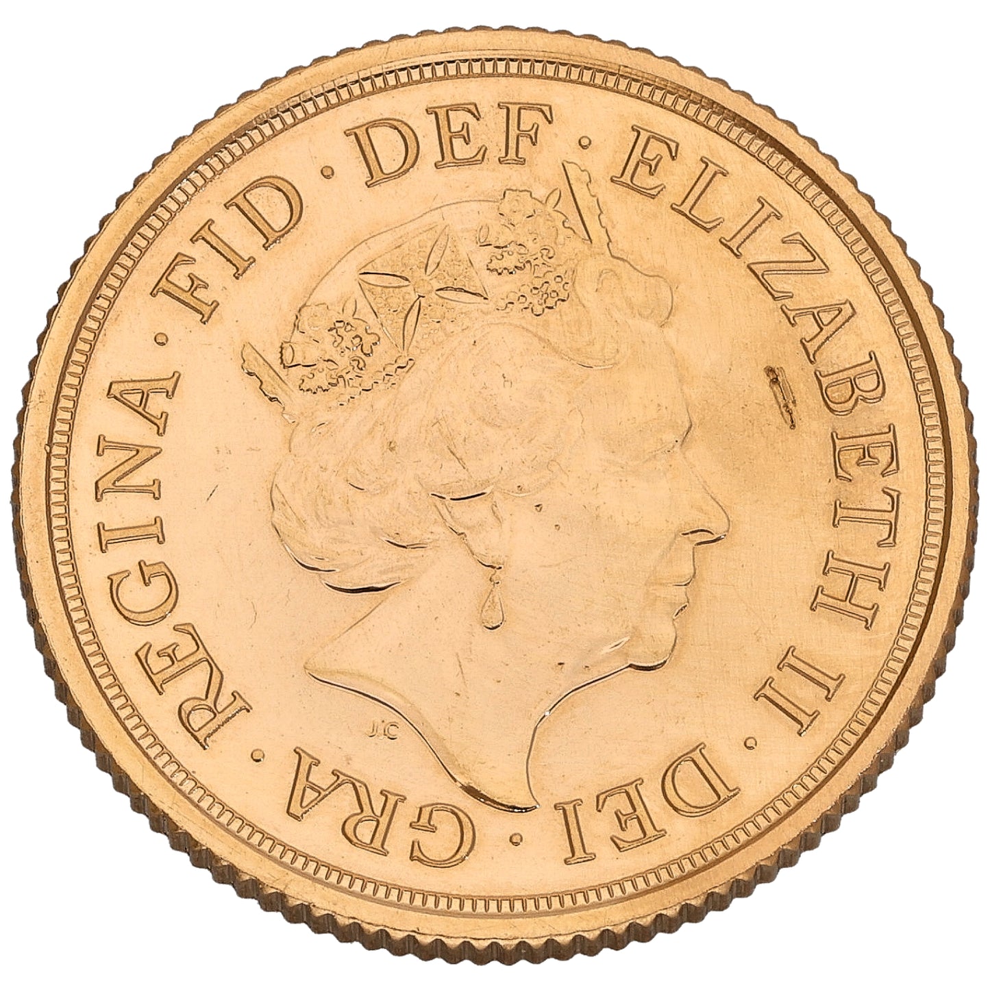 22ct Gold Queen Elizabeth II Full Sovereign Coin 2022