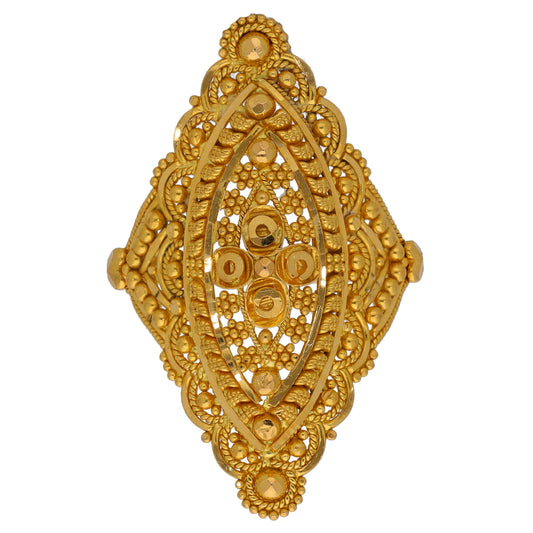 22ct Gold Alternative Ring Size M