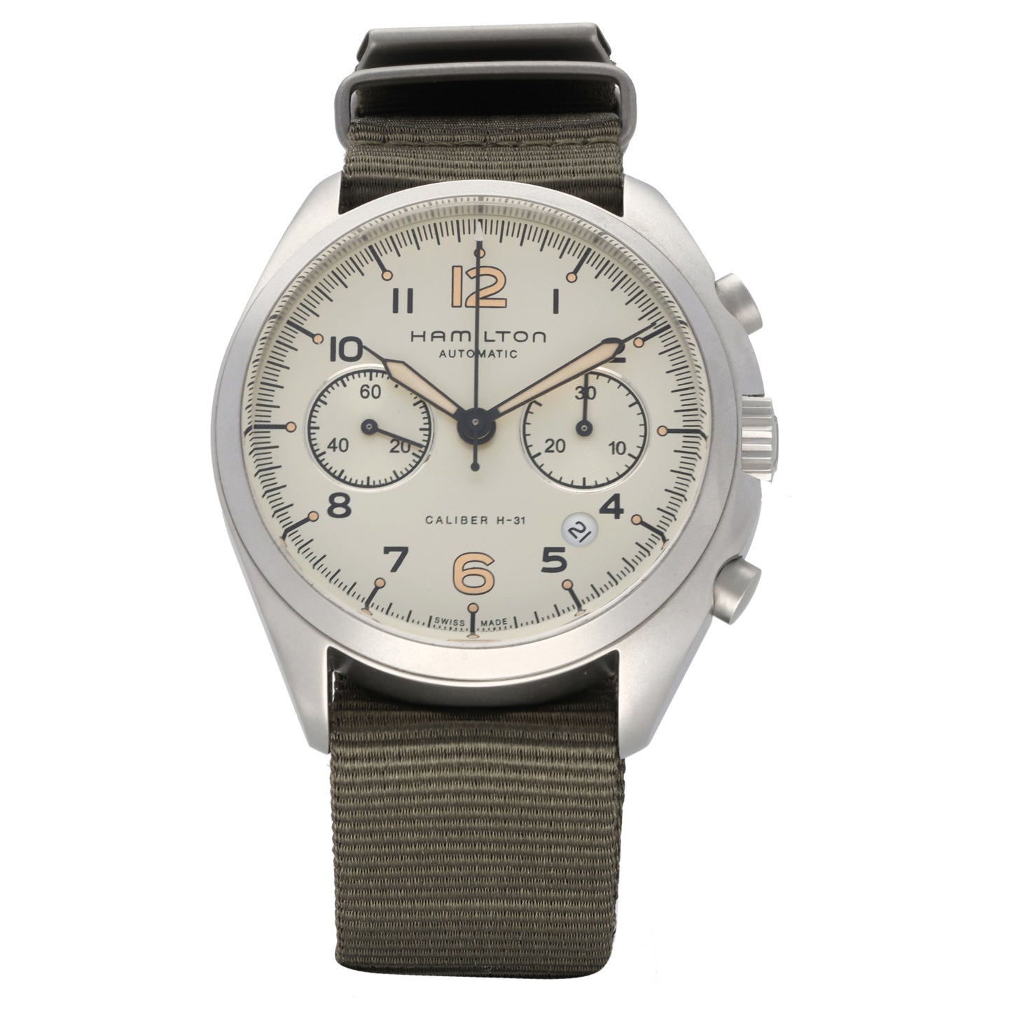 Hamilton Khaki Aviation H764560 41mm Stainless Steel Watch