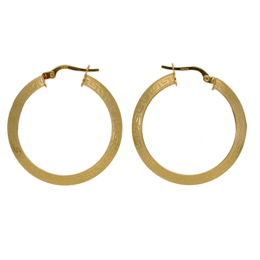 14ct Gold Hoop Earrings