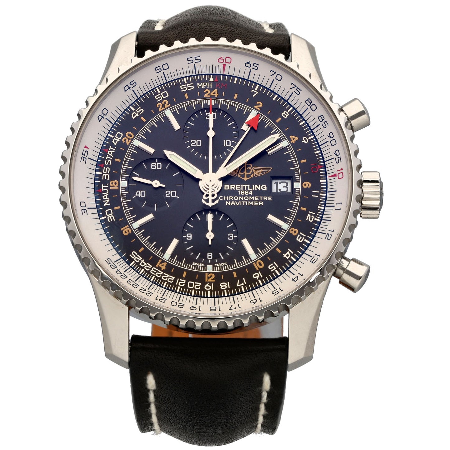 Breitling Navitimer A24322 46mm Stainless Steel Watch
