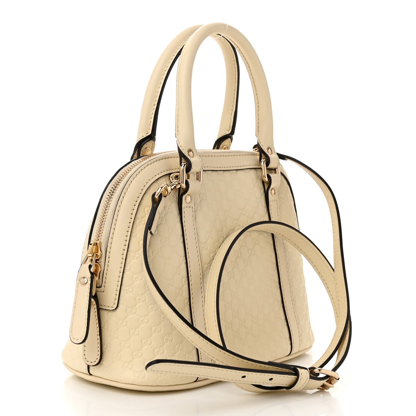 Gucci Mini Dome Bag Soft Microguccissima Leather Bag - Ivoire