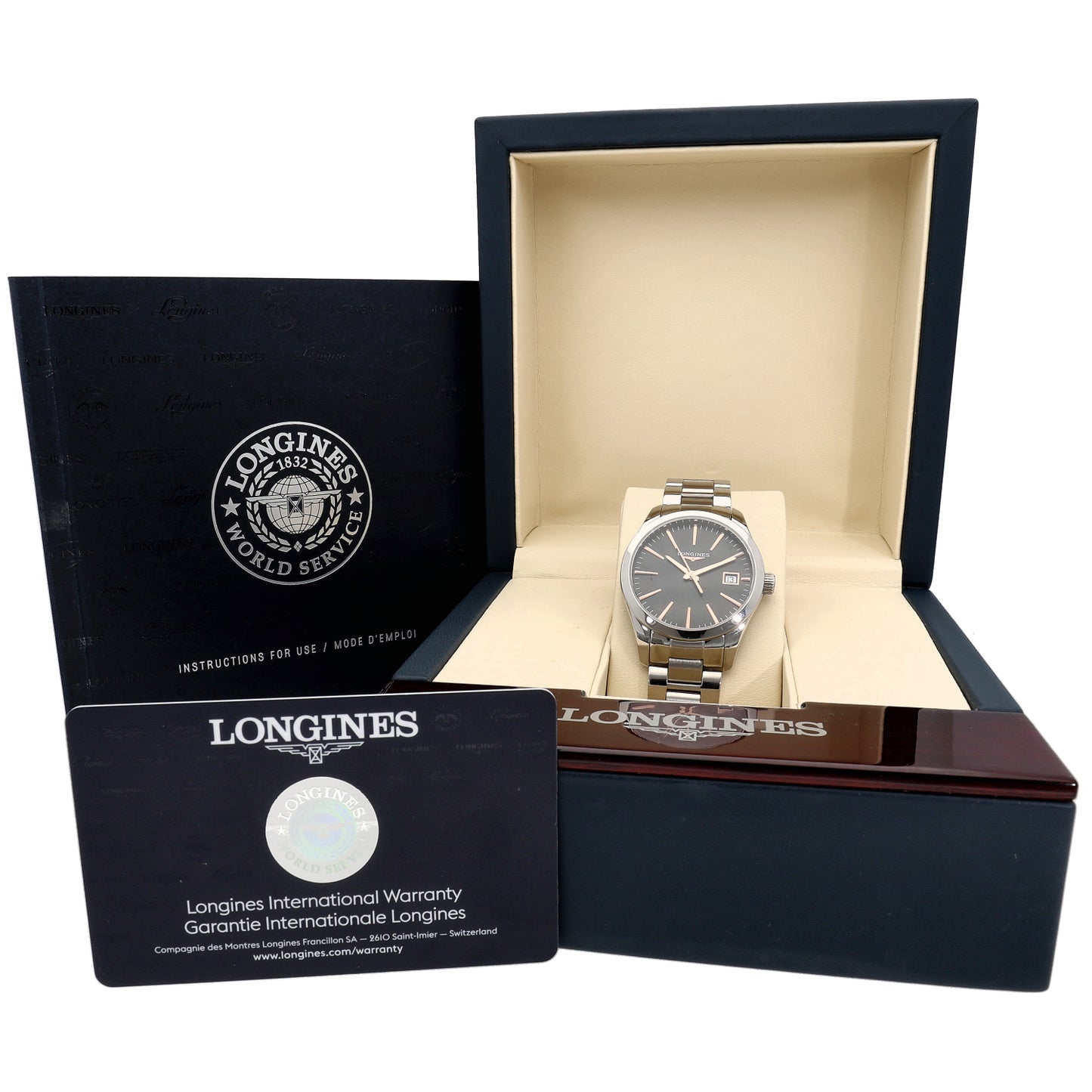 Longines Conquest Classic L2.386.4 34mm Stainless Steel Watch