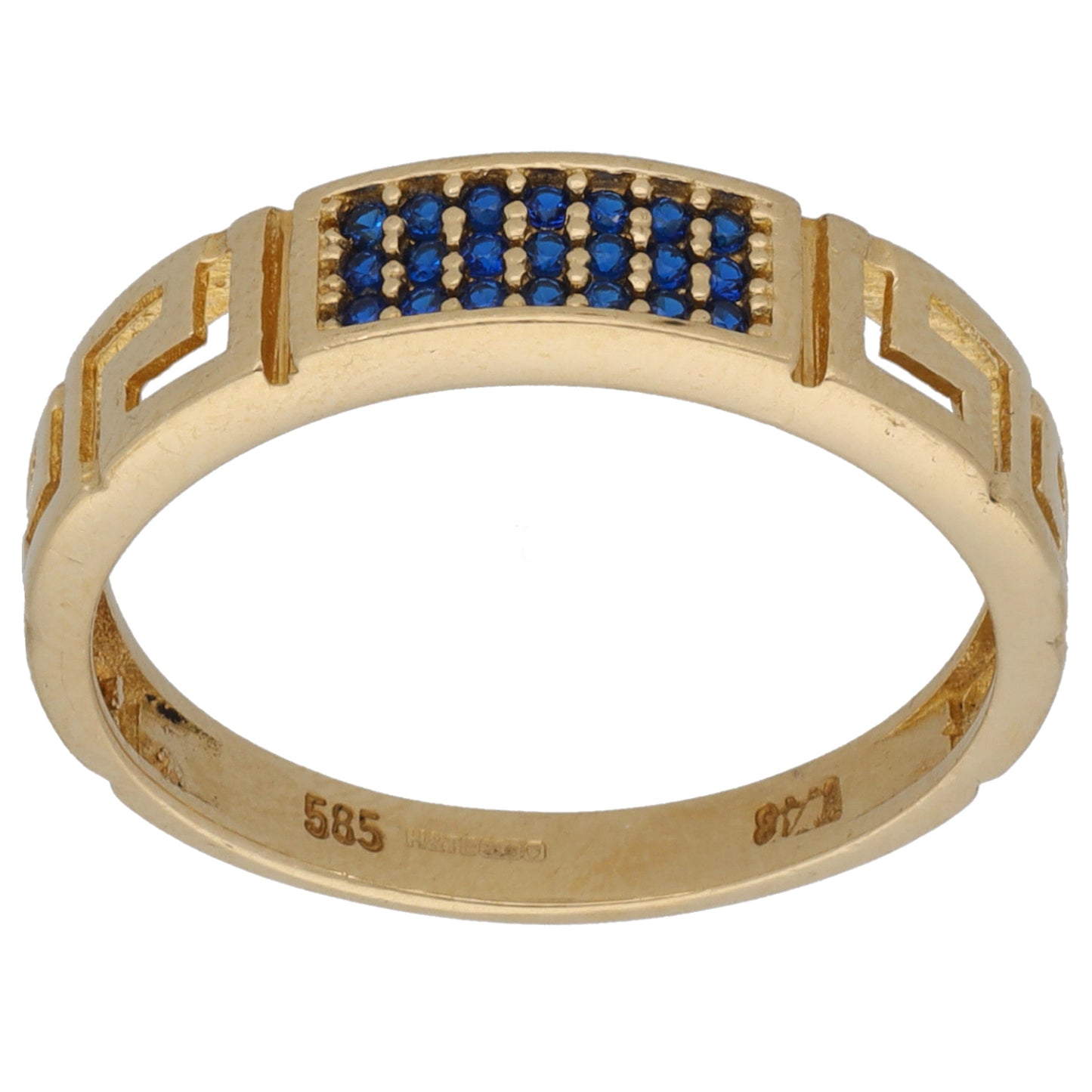 14ct Gold Imitation Alternative Ring Size O