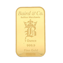 Load image into Gallery viewer, New 24ct Gold 1oz Queen&#39;s Platinum Jubilee Bar

