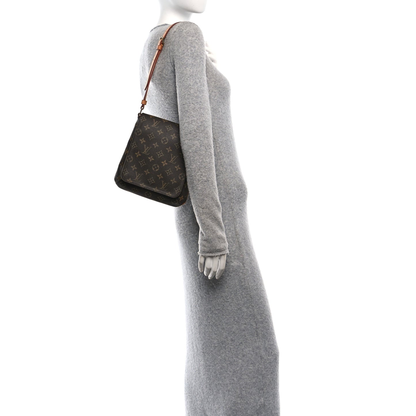 Louis Vuitton Musette Salsa Short Strap Coated Canvas Bag - Brown