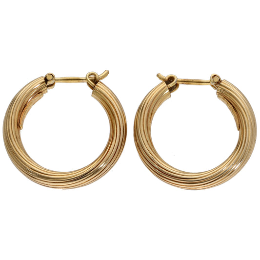 9ct Gold Hoop Earrings