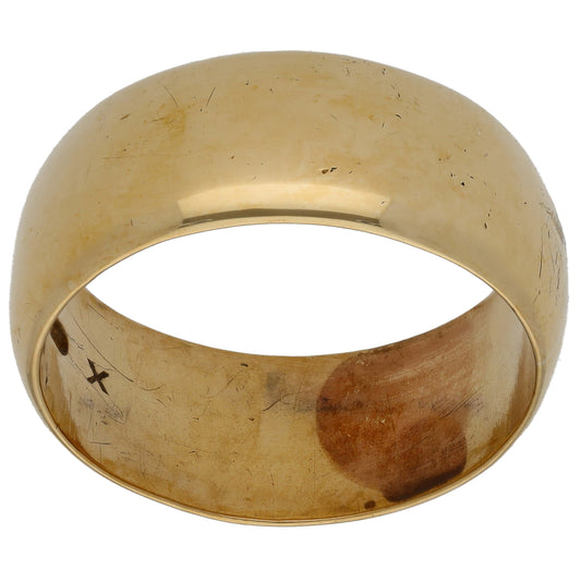 9ct Gold Plain Wedding Ring Size Y
