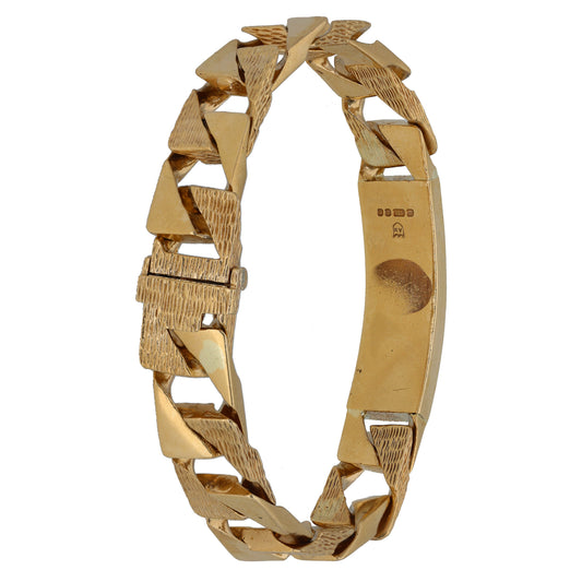 9ct Gold ID Bracelet