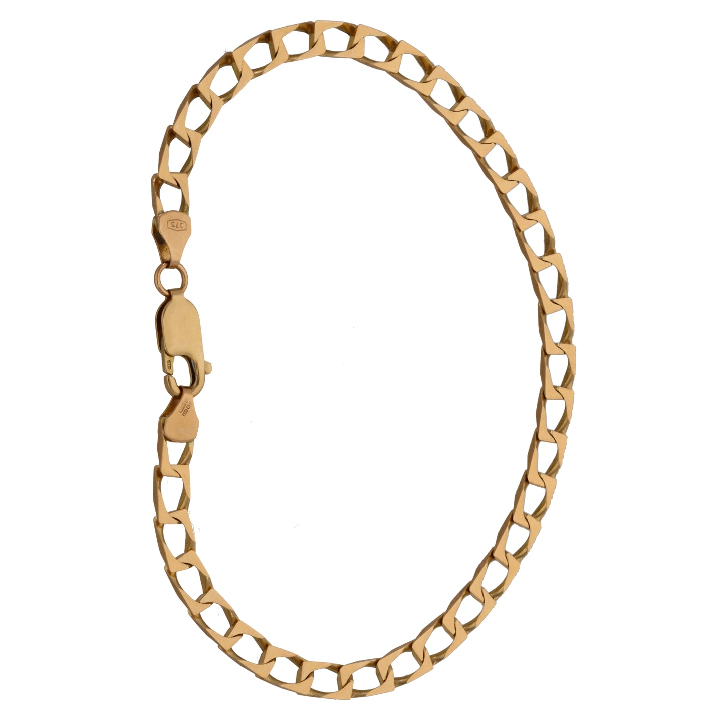 9ct Gold Curb Bracelet