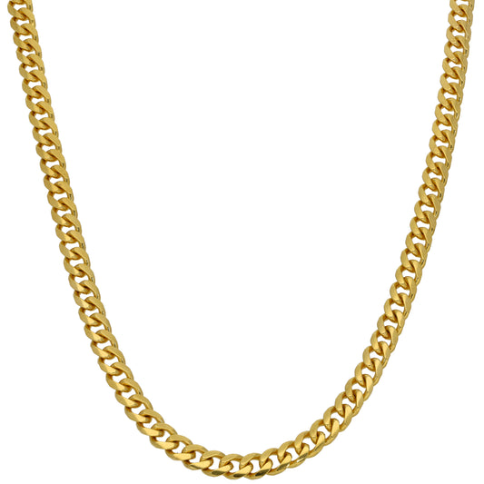 9ct Gold Curb Chain 20"