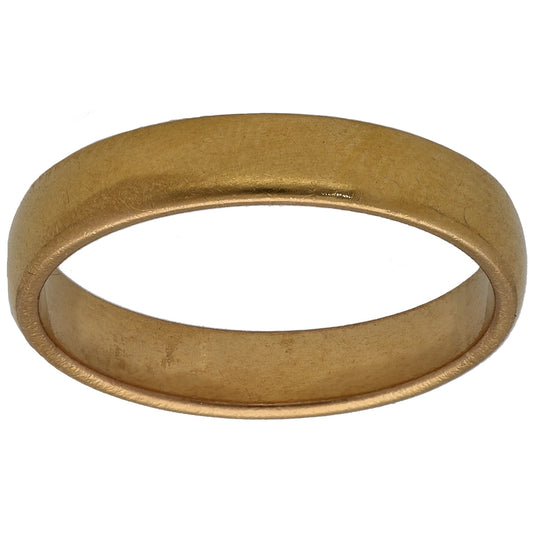 22ct Gold Plain Wedding Ring Size M