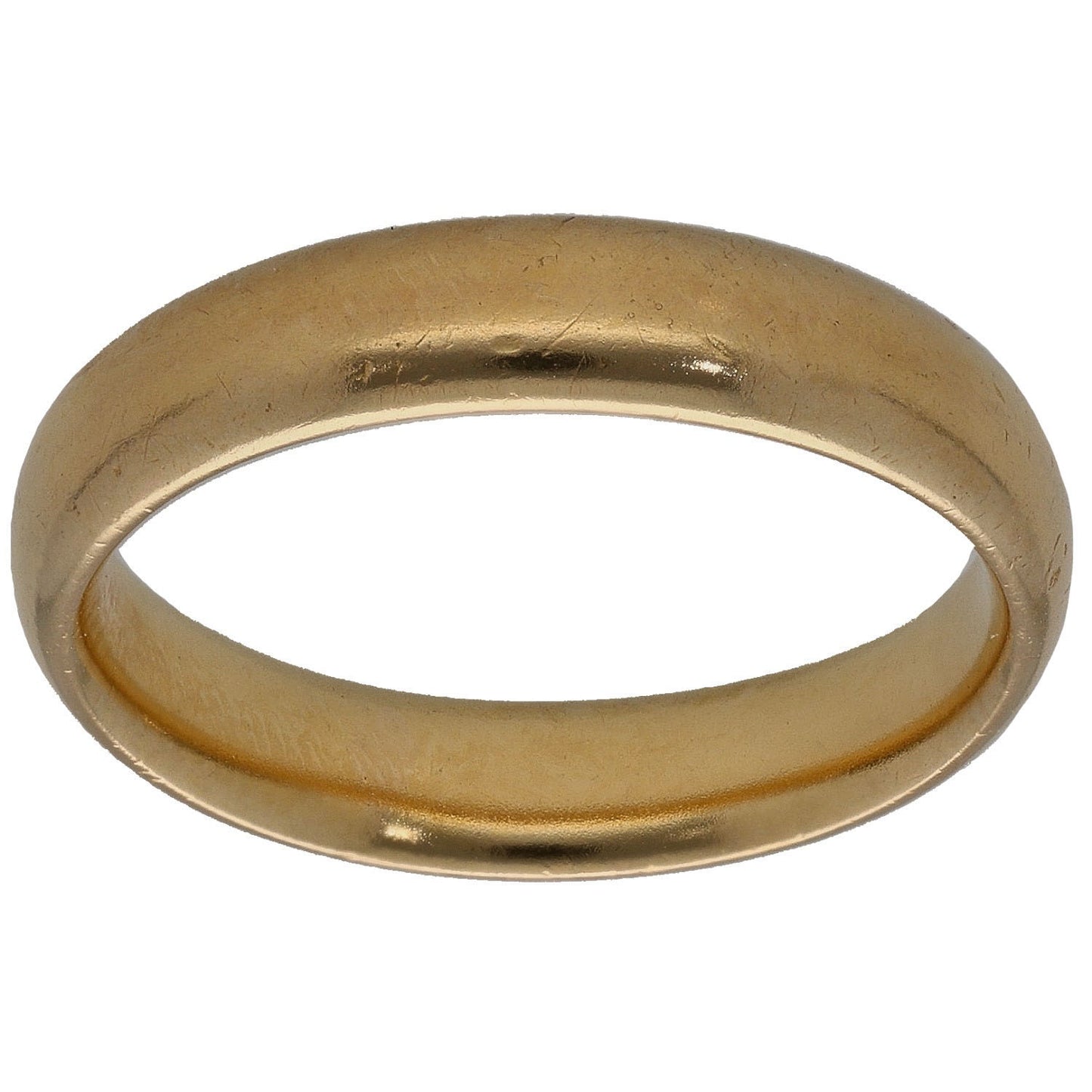 22ct Gold Plain Wedding Ring Size N