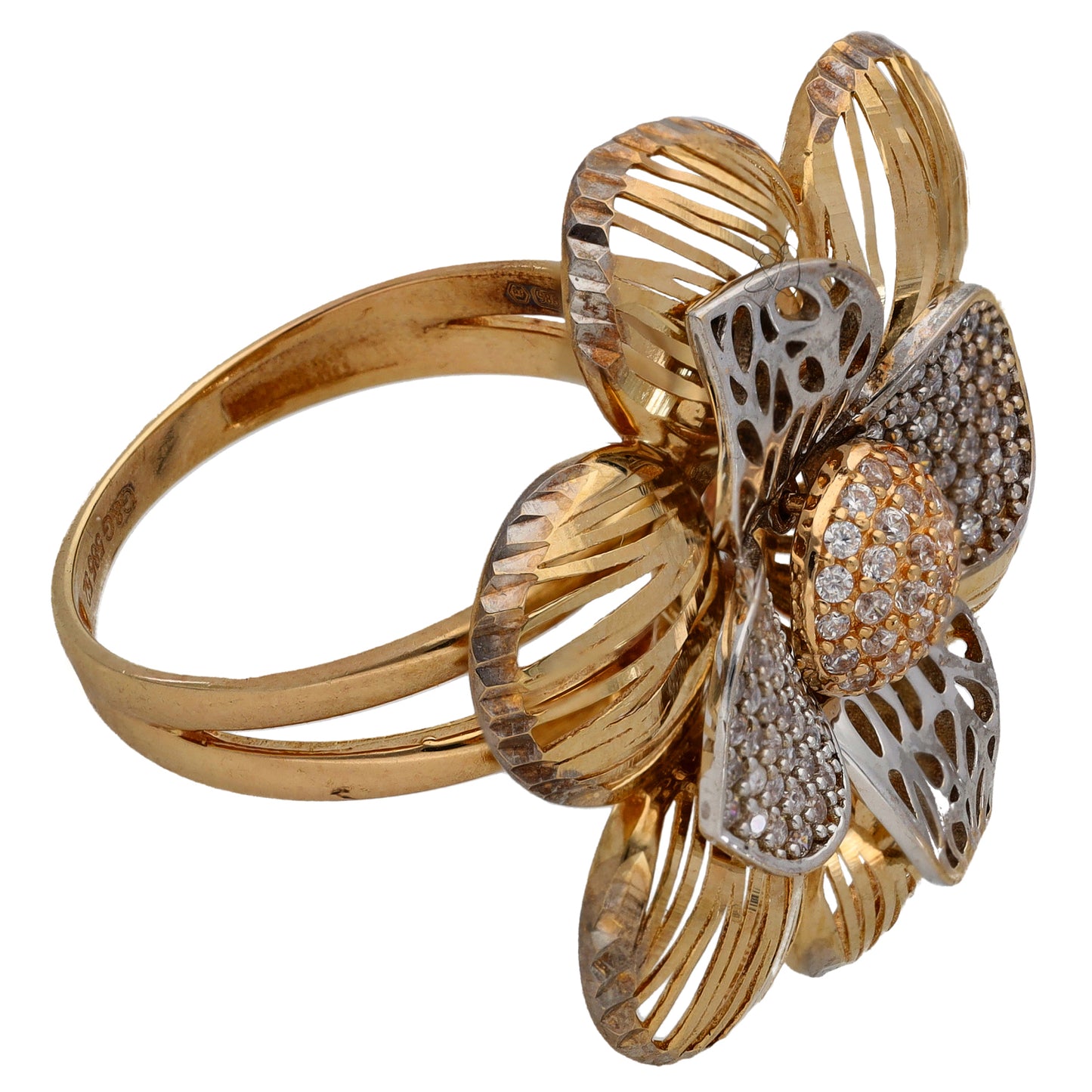 14ct Gold Dress/Cocktail Ring Size P